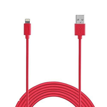 Kabel iPhone 5/6 2metry czerwony iOS8.4