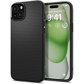 Spigen Liquid Air iPhone 15 Plus matte black