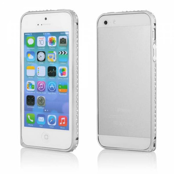 Bumper BOX aluminium zirconia iPhone 5 srebrny