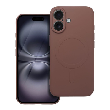 Etui z MagSafe iPhone 16 brązowe