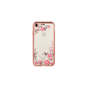 Etui Flower Samsung A10E złoty róż