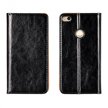 Kabura book SPECIAL iPhone 12 Mini czarna prawdziwa skóra