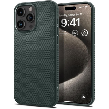 Spigen Liquid Air iPhone 15 Pro Max green