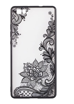 Etui Lace Huawei Y6 2017 / Y5 2017 wzór 4 czarny
