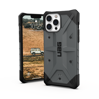 Etui UAG Pathfinder do iPhone 13 Pro Max srebrne