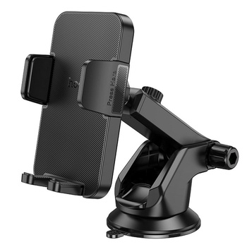 Uchwyt samochodowy Hoco H37 montowany do szyby / na kokpit czarny