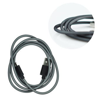 Kabel usb TYP-C 3.0 metal czarny