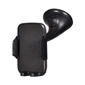 Uchwyt samochodowy uniwersalny typ K500 z czarnym silikonowym środkiem, wolno rozsuwające się szczęki