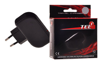 Ładowarka sieciowa micro usb 1A Tel1