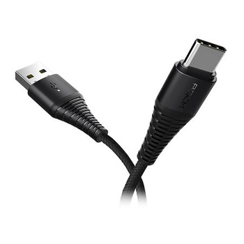 Rock Micro usb Typ C Cable 200cm black