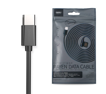 Kabel Remax Rayen iPhone 5/6/7/8 czarny RC-075i