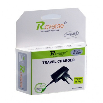 Ładowarka sieciowa Reverse micro usb 0,7A