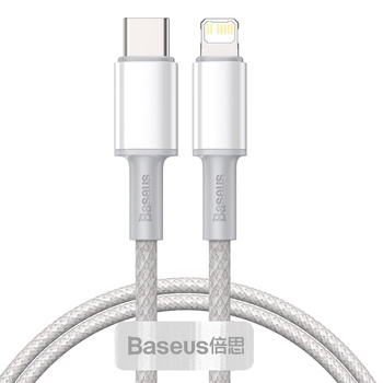 Baseus kabel Superior USB typ C do Lightning Power Delivery biały 20W 200cm