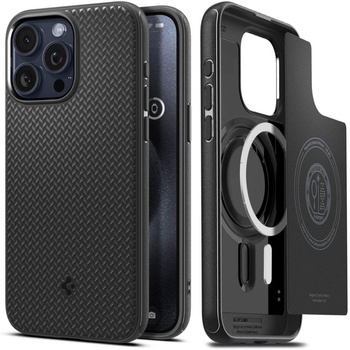 Spigen Mag Armor z MagSage iPhone 15 Pro matte black