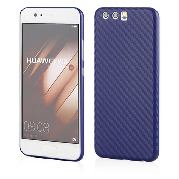 Etui CARBON Huawei P8 Lite 2017 /P9 Lite 2017 niebieskie
