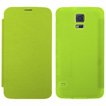 Etui Flip Case Samsung S4 zielone i9500