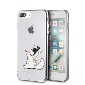 Etui Karl Lagerfeld iPhone 7/8 Plus hard case transparent Choupette Fun KLHCI8LCFNRC
