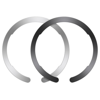 Tech-Protect magnetic ring magsafe srebrny