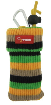 Skarpeta Mobo paski czarno – zielone