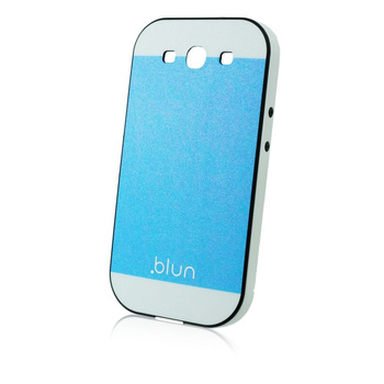 Etui Blun Samsung S3 i9300 niebieskie wzór 1