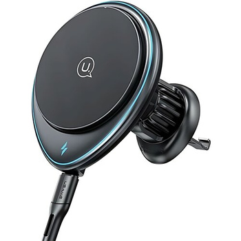 Usams uchwyt samochodowy MagSafe z ładowaniem bezprzewodowym 15W montowany do wlotu powietrza