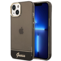 Etui Guess iPhone 14 Plus 6.7" czarny hard case Translucent GUHCP14MHGCOK