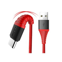 Rock Micro usb Typ C Cable 100cm red