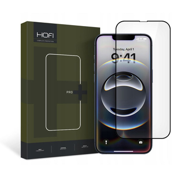 Hofi szkło hartowane iPhone 13 / 13 Pro / 14 / 16E black