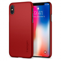 Spigen Thin Fit iPhone X metallic red