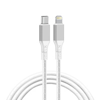 Kabel USB typ C do Lightning PD 1,5 metra biały Ampere