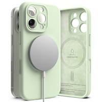 Ringke Silicone z magsafe iPhone 16 Pro soft mint