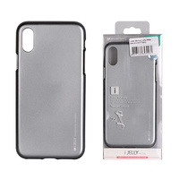 Etui Mercury i-Jelly iPhone 6 4,7" szare / bez wycięcia na logo