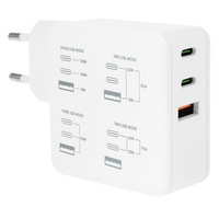 Ładowarka sieciowa 2x usb Typ C + usb QC 100W eXtreme biała