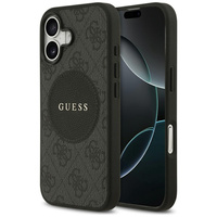 Etui Guess iPhone 17 czarny 4G Circle Classic Logo z Magsafe GUHMP17SP4PGRSGK