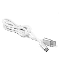 Kabel usb typ C silikonowy 100cm biały eXtreme style