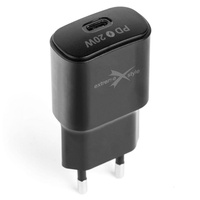 Ładowarka sieciowa Ampere usb Typ C PD 20W czarna