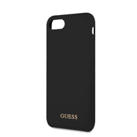 Etui Guess iPhone 7/8 czarne hard case Silicone Guess GUHCI8LSGLBK