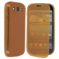 Jelly case ultra Samsung i9300 S3 pomarańczowy