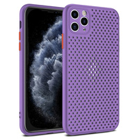 Etui oddychające iPhone 11 fioletowe