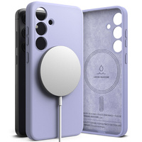 Ringke Silicone z magsafe Samsung S24 lavender