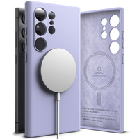 Ringke Silicone z magsafe Samsung S24 Ultra lavender