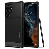Spigen Rugged Armor Samsung S22 Ultra matte black