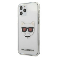 Etui Karl Lagerfeld iPhone 12 / 12 Pro 6.1" transparent hard case Choupette KLHCP12MCLTR