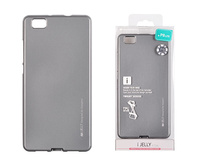 Etui Mercury i-Jelly iPhone 7 Plus 5,5" szare / z wycięciem na logo