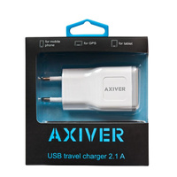 Adapter sieciowy USB Axiver 1USB 2.1A