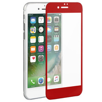 Szkło 5D iPhone 7/8 czerwone