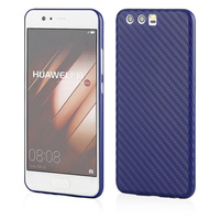 Etui CARBON Huawei P10 niebieskie
