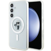 Etui Karl Lagerfeld Samsung S24 transparent hard case z MagSafe IML Karl & Choupette KLHMS24SHGKCNOT