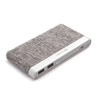 Power Bank Platinet ultra slim 10000mAh polymer 2.1A szary textil PMPB10FG