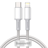 Baseus kabel USB typ C do Lightning Power Delivery biały 20W 200cm